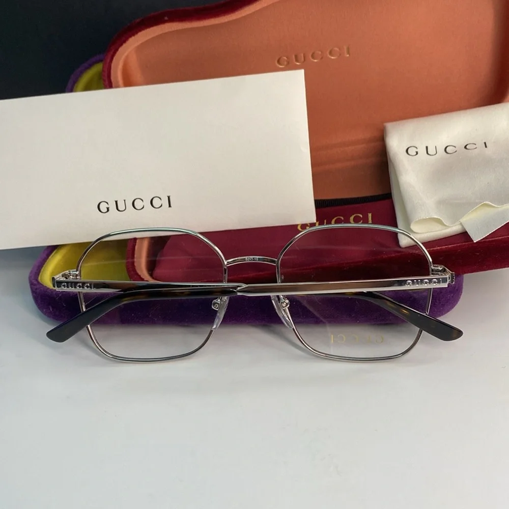 Gucci Metal Oversized GG0946O 001 Eyeglasses